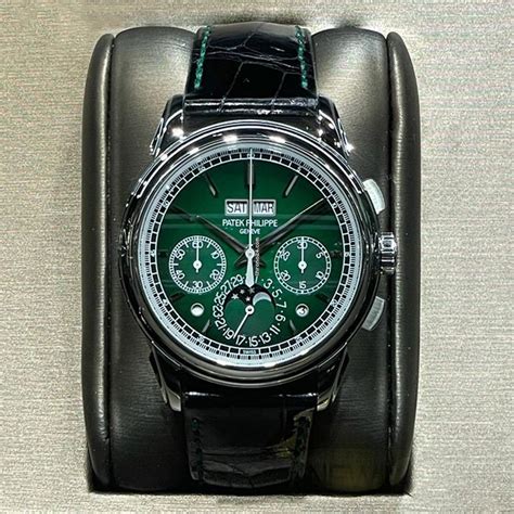 patek philippe green calendar